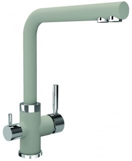 Смеситель для кухни Florentina Арес с подключением под фильтр грей